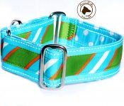 1.5" Blue Diagonal Stripe