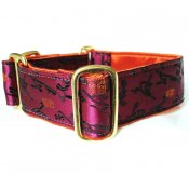 Asian Script - Burgundy